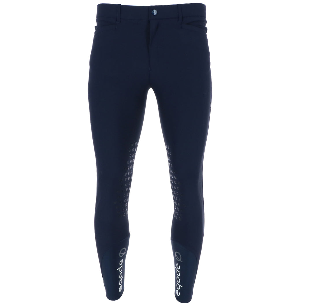 EQODE by Equiline Reithose Davis Man Knie Grip Blau