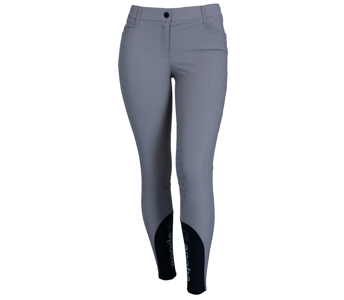 EQODE by Equiline Reithose Delma Knie Grip Grau