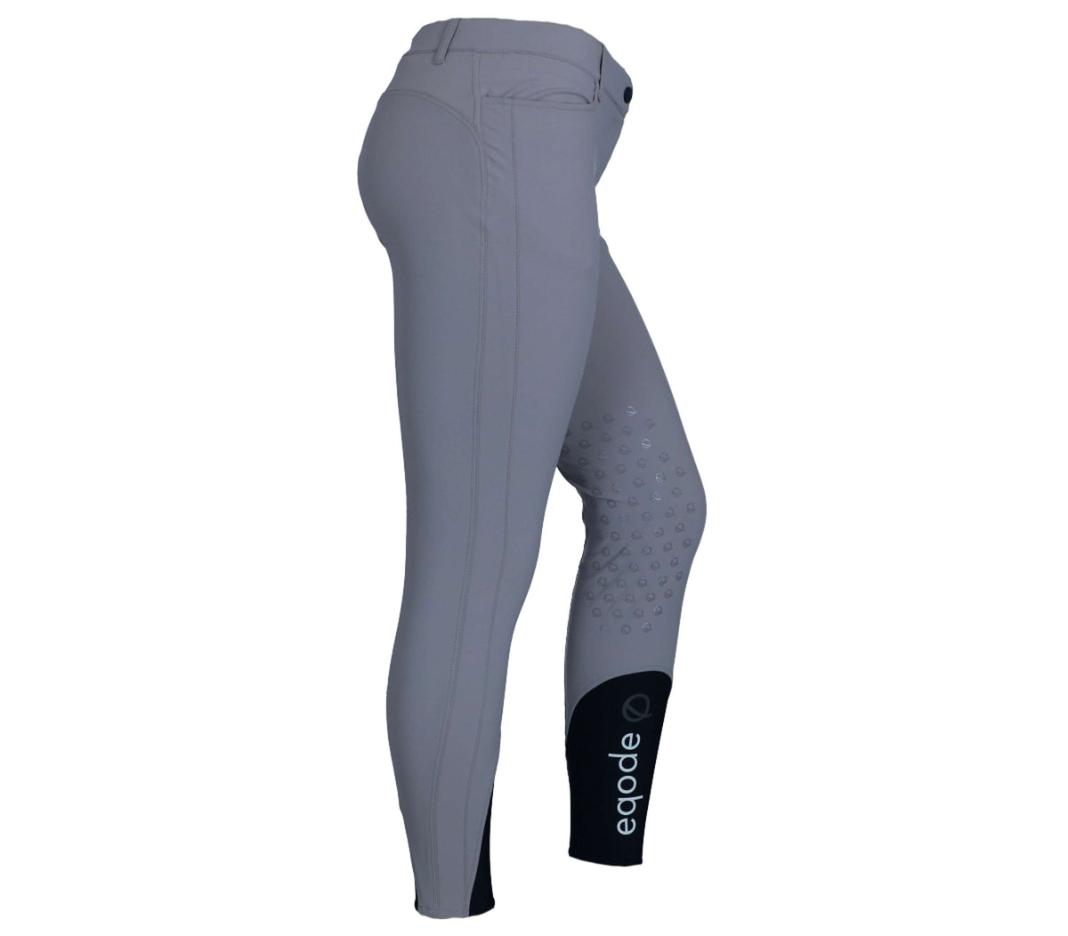 EQODE by Equiline Reithose Delma Knie Grip Grau