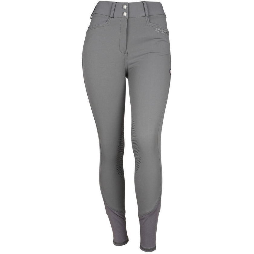 Kingsland Reithose Kadi E-Tec mit Knie-Grip Damen Grau