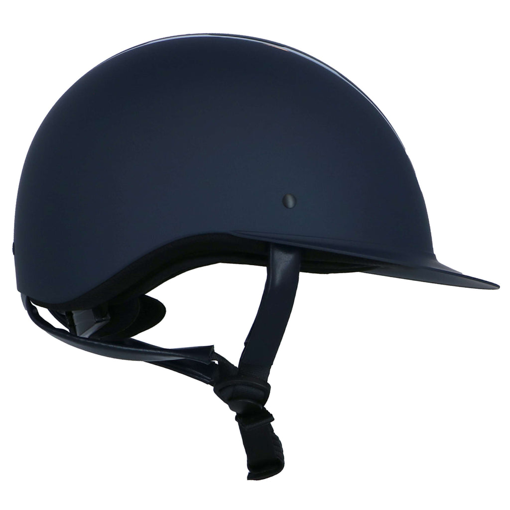 HKM Reithelm Lady Shield Dunkelblau/Silber