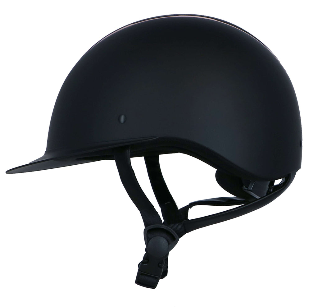 HKM Reithelm Lady Shield Schwarz/Roségold