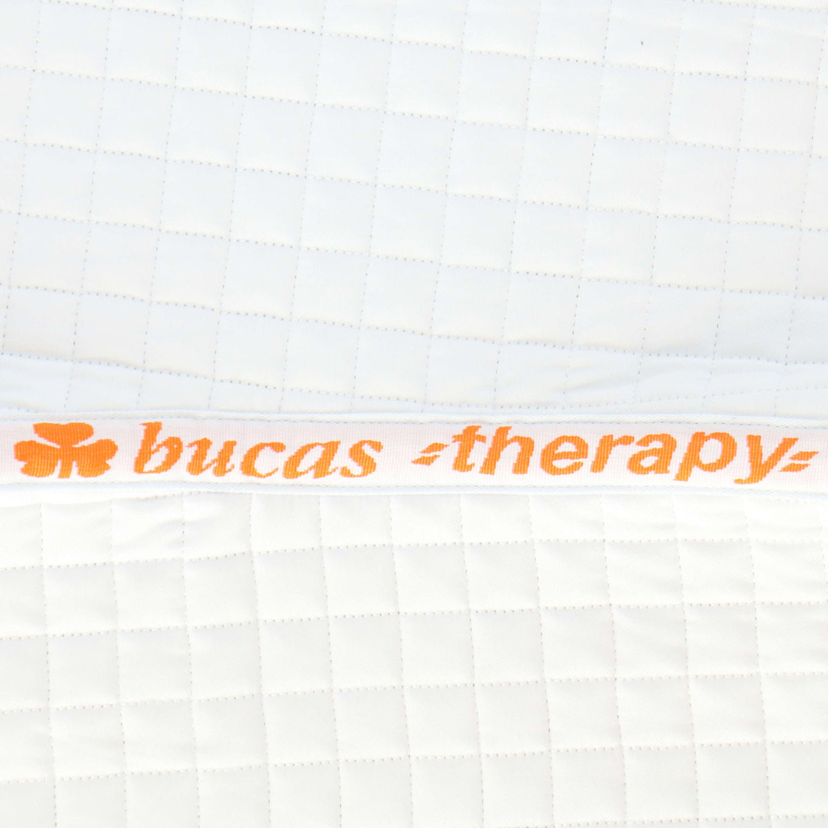 Bucas Therapy Schabracke Dressur Weiß