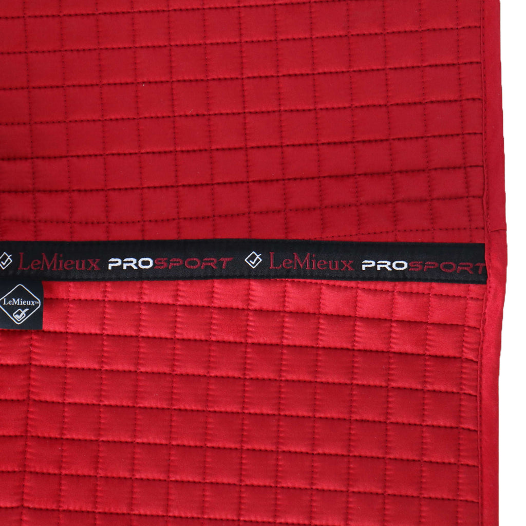 LeMieux Schabracke Luxury Square Vielseitigkeit Chilli Red