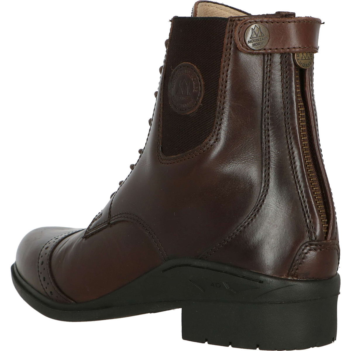 Mountain Horse Paddock Boots Aurora Back Zip Braun