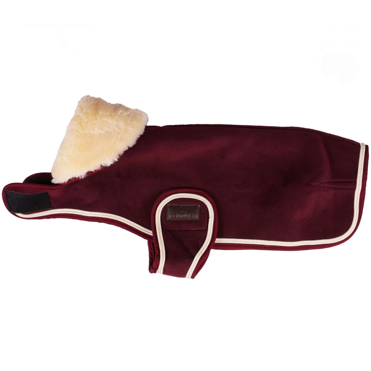 Kentucky Hundejacke Heavy Fleece Bordeaux