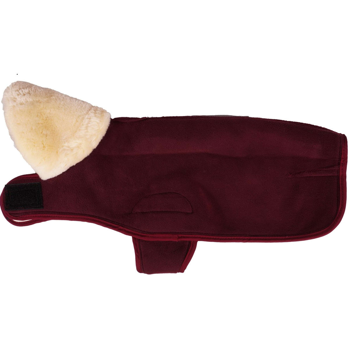 Kentucky Hundejacke Heavy Fleece Bordeaux