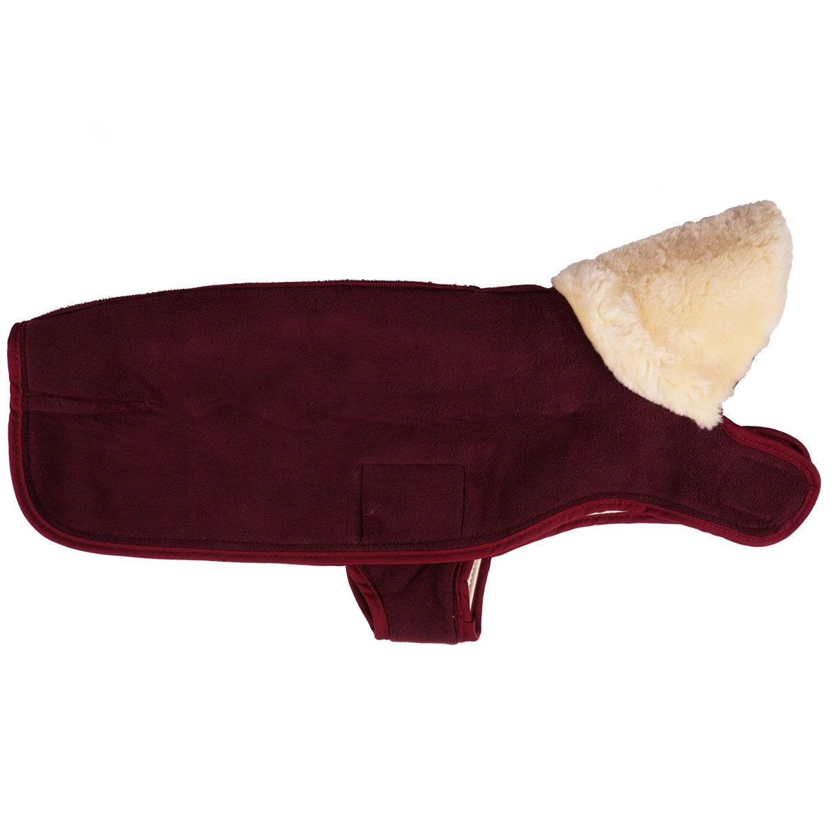 Kentucky Hundejacke Heavy Fleece Bordeaux