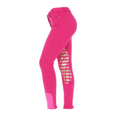 HKM Reithose Soft Silikon Kniebesatz Rosa