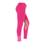 HKM Reithose Soft Silikon Kniebesatz Rosa