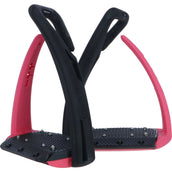 Freejump Steigbügel Soft Up Pro Plus Schwarz/Rosa