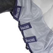 Bucas Buzz-Off Rain & Neck Silber/Blau