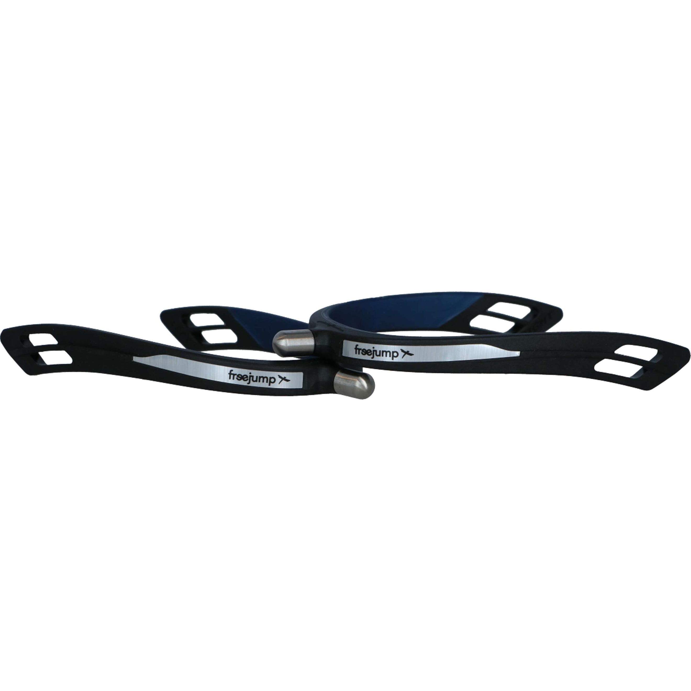 Freejump Knopfsporen Spur'on Round End Schwarz/Pearl Blue Freejump Knopfsporen Spur'on Round End Schwarz/Pearl Blue