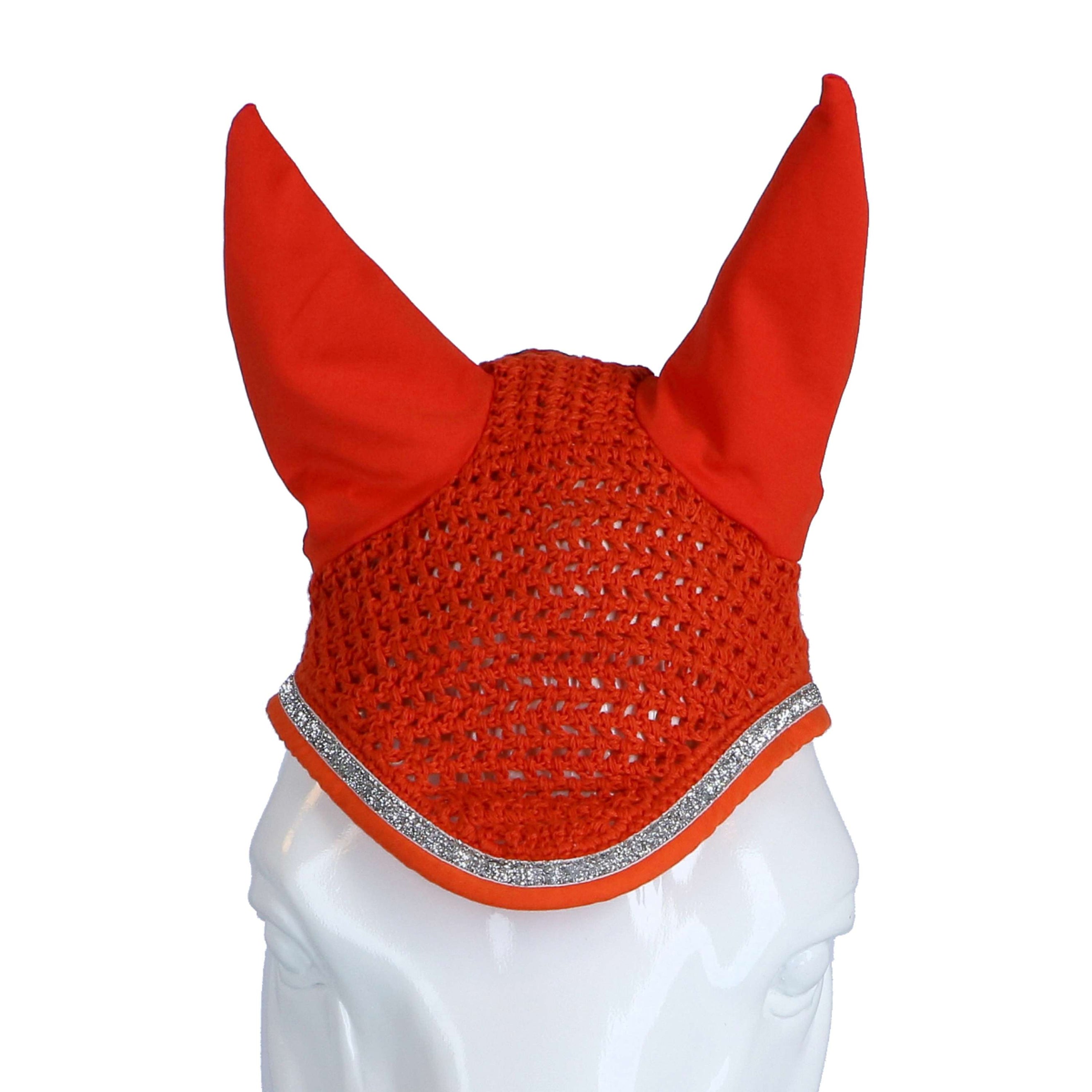 HKM Fliegenhaube Romy Koralle orange HKM Fliegenhaube Romy Koralle orange