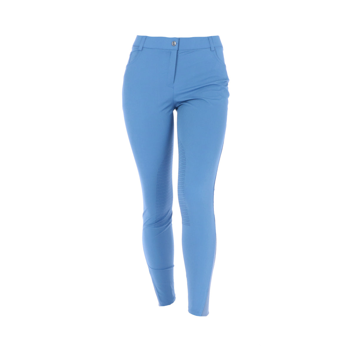 HKM Reithose Sunshine Silikon Kniebesatz Jeansblau