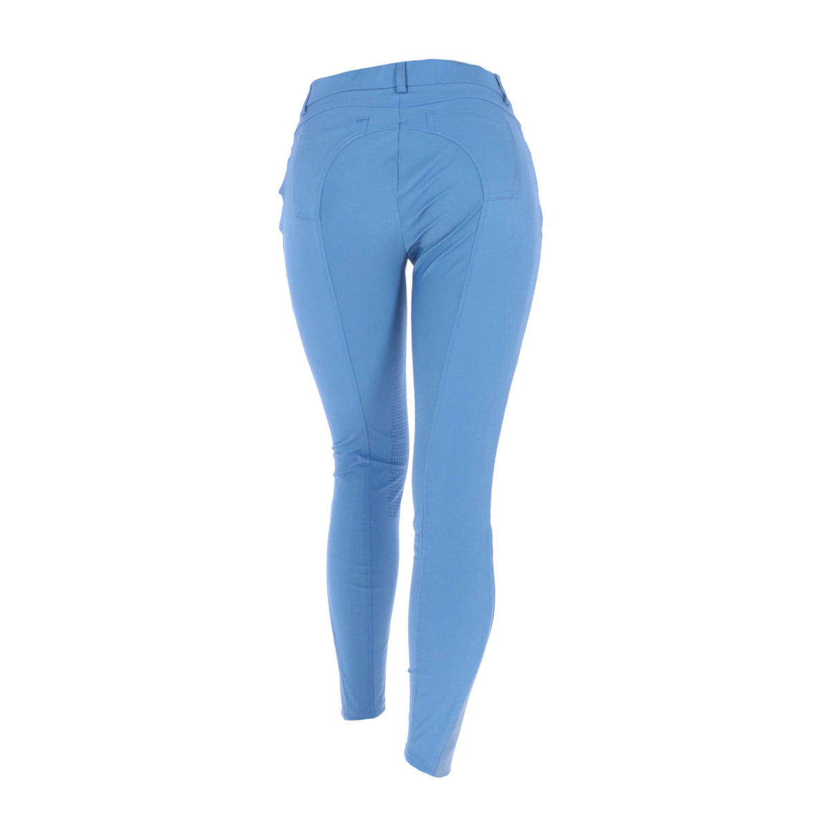 HKM Reithose Sunshine Silikon Kniebesatz Jeansblau