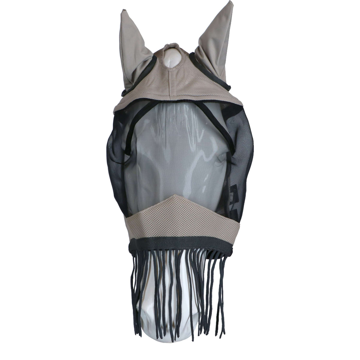 HKM Fliegenmaske Fringes Silber/Grau