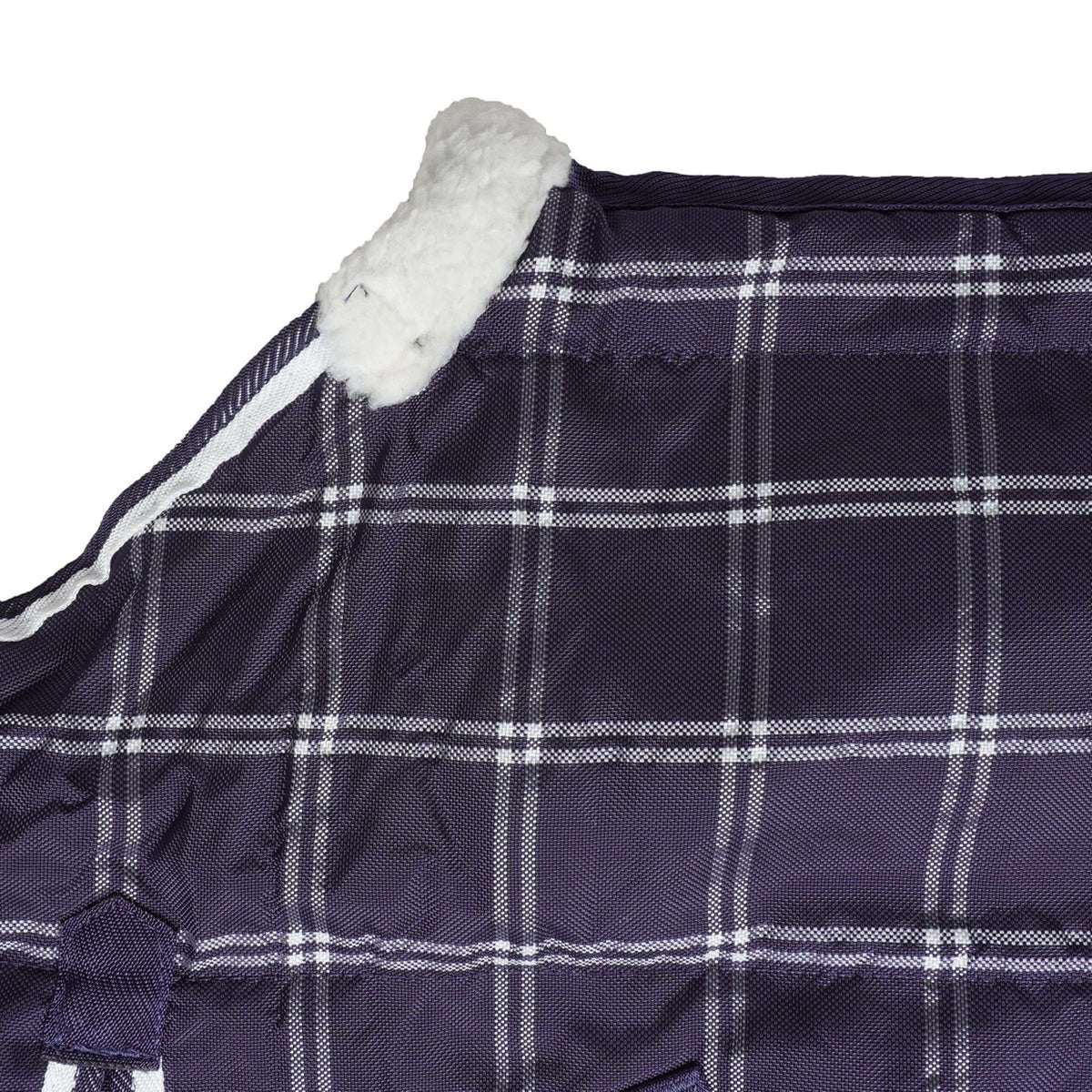 Weatherbeeta Decke Saxon 1200D PP Stable Standard Neck Medium Navy Plaid