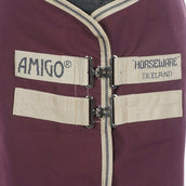 Amigo Stalldecke Poly mit Kreuzgurten Fig/Navy/Tan