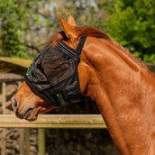 Agradi Horse Fliegenmaske Fine Mesh Ohne Ohren Schwarz