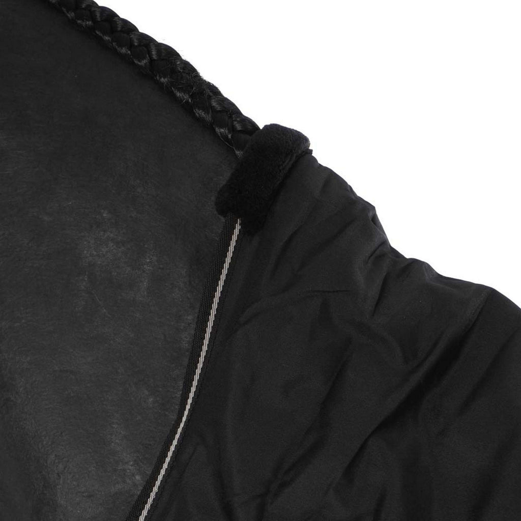 Riding World Regendecke Oxford 300D Fleece Fütterung 0g Schwarz