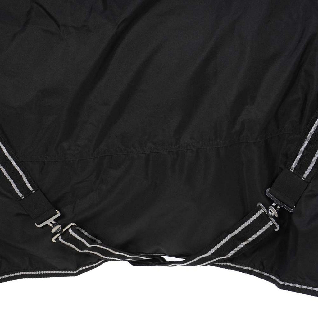 Riding World Regendecke Oxford 300D Fleece Fütterung 0g Schwarz