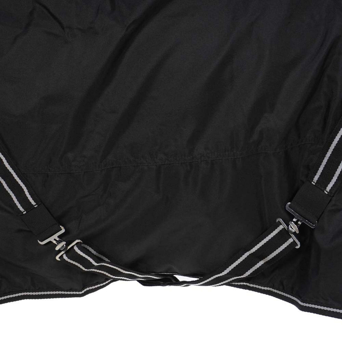 Riding World Regendecke Oxford 300D Fleece Fütterung Schwarz