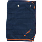 Bucas Fleece Shawl Therapy Navy Orange