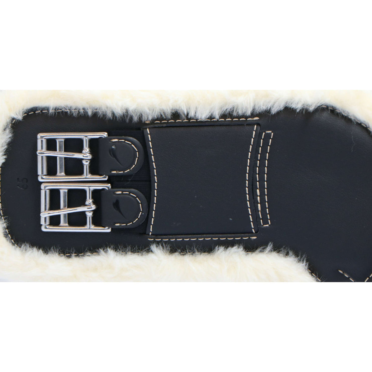 eQuick Sattelgurt ES Dressage Fluffy Schwarz