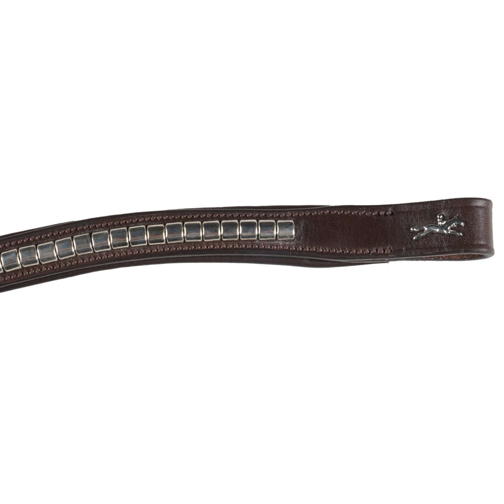 Schockemöhle Stirnriemen Clincher Select Wave Espresso/Silber