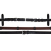 Schockemöhle Zügel Gummi/Leder mit Schnallen Dunkelbraun/Silber