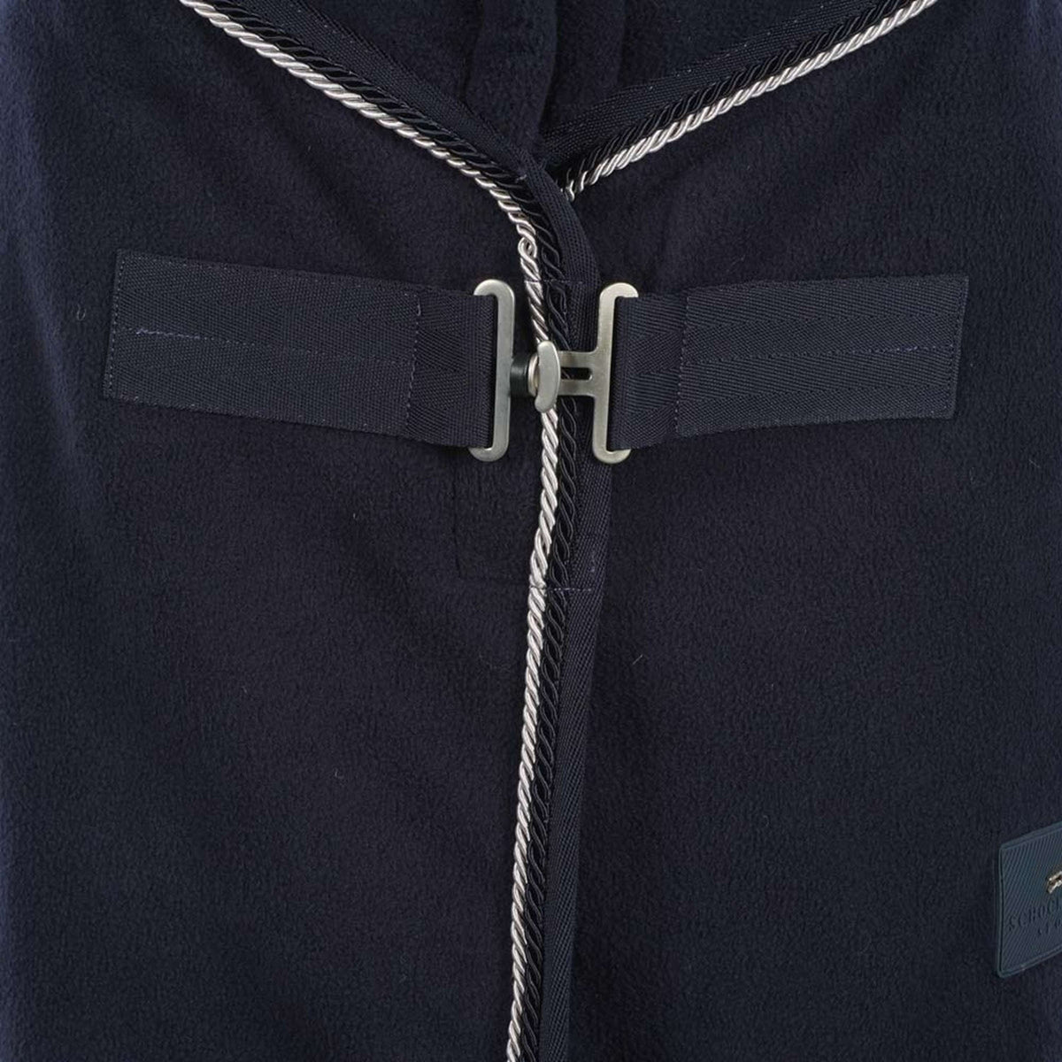 Schockemöhle Abschwitzdecke Premium Fleece Navy/Silber