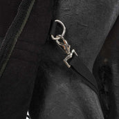 Harry's Horse Fleecedecke mit Aufrollbarem Hals Schwarz