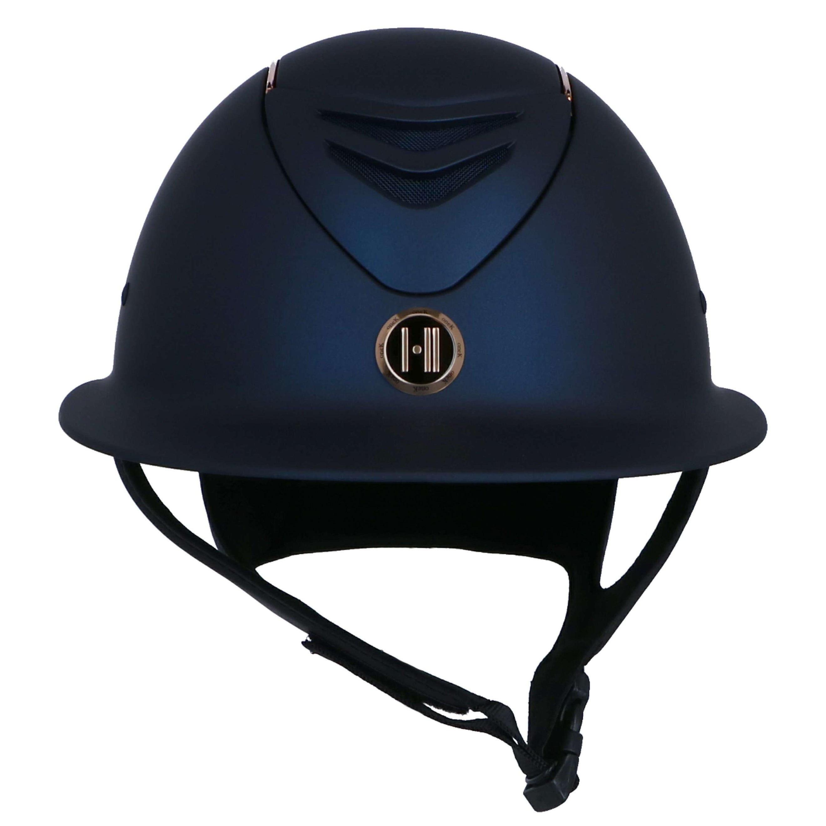 OneK Reithelm Avancé Matt Rosegold Lines Navy OneK Reithelm Avancé Matt Rosegold Lines Navy