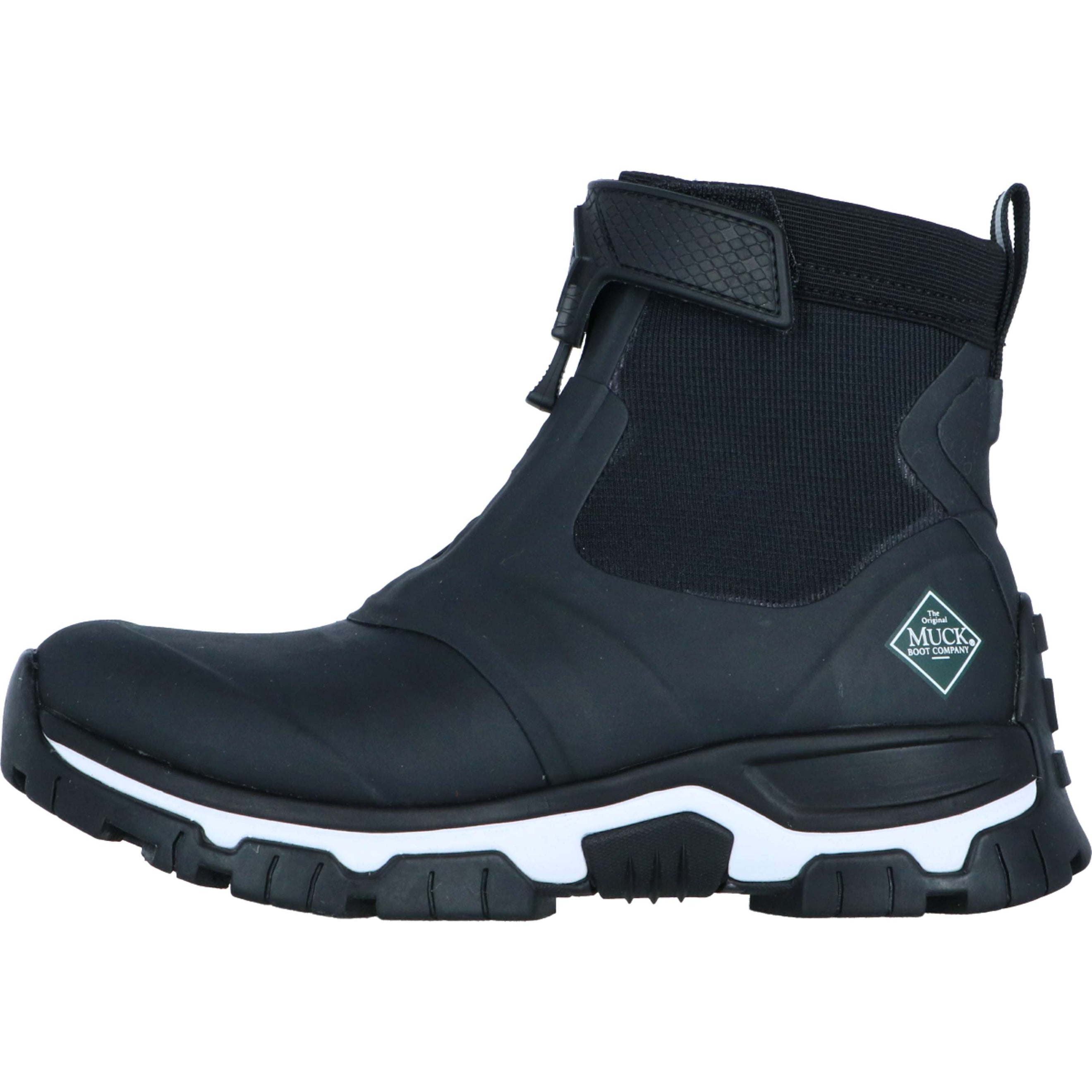 Muck Boot Schuhe Apex Zip Damen Schwarz/Weiß Muck Boot Schuhe Apex Zip Damen Schwarz/Weiß