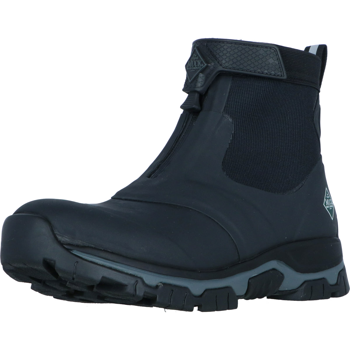 Muck Boot Stallschuhe Apex Zip Ankle Herren Schwarz/Grau