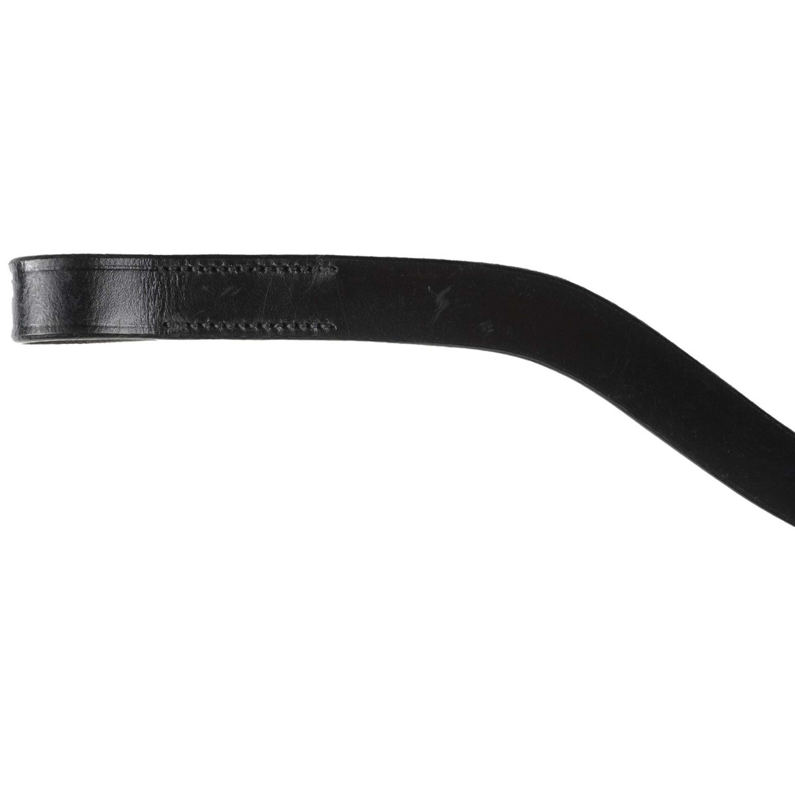 HB Showtime Stirnriemen Leder Breit Schwarz HB Showtime Stirnriemen Leder Breit Schwarz