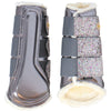 HB Beinschutz Gold Rush Glitter Grau