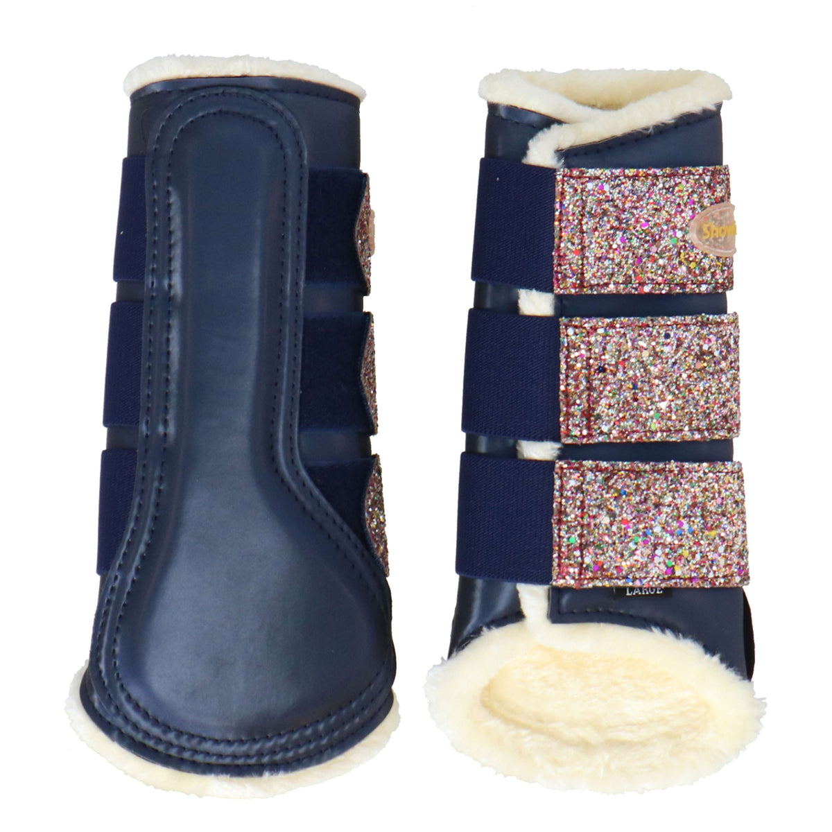 HB Ruitersport Beinschutz Gold Rush Glitter Navy