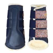 HB Beinschutz Gold Rush Glitter Navy