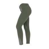 HKM Reithose Liv High Waist Silicon Full Grip Dunkelgrün