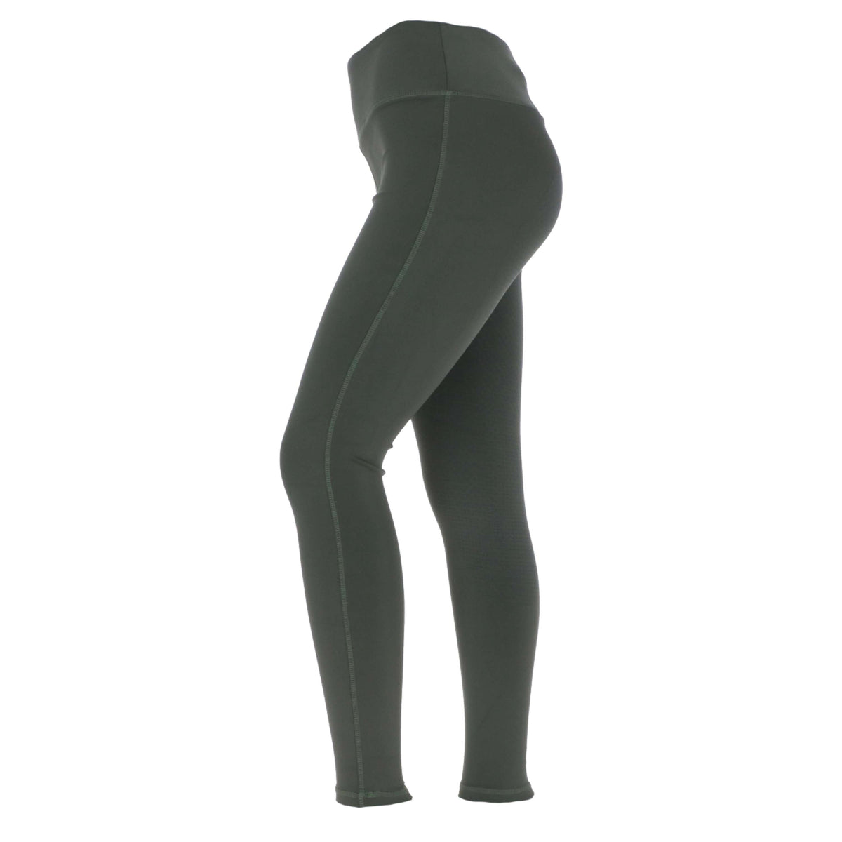 HKM Reitleggings Equestrian Full Grip Dunkelgrün