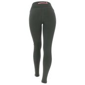 HKM Reitleggings Equestrian Full Grip Dunkelgrün