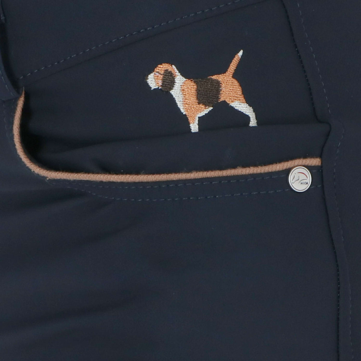 HKM Reithose Beagle Full Grip Dunkelblau