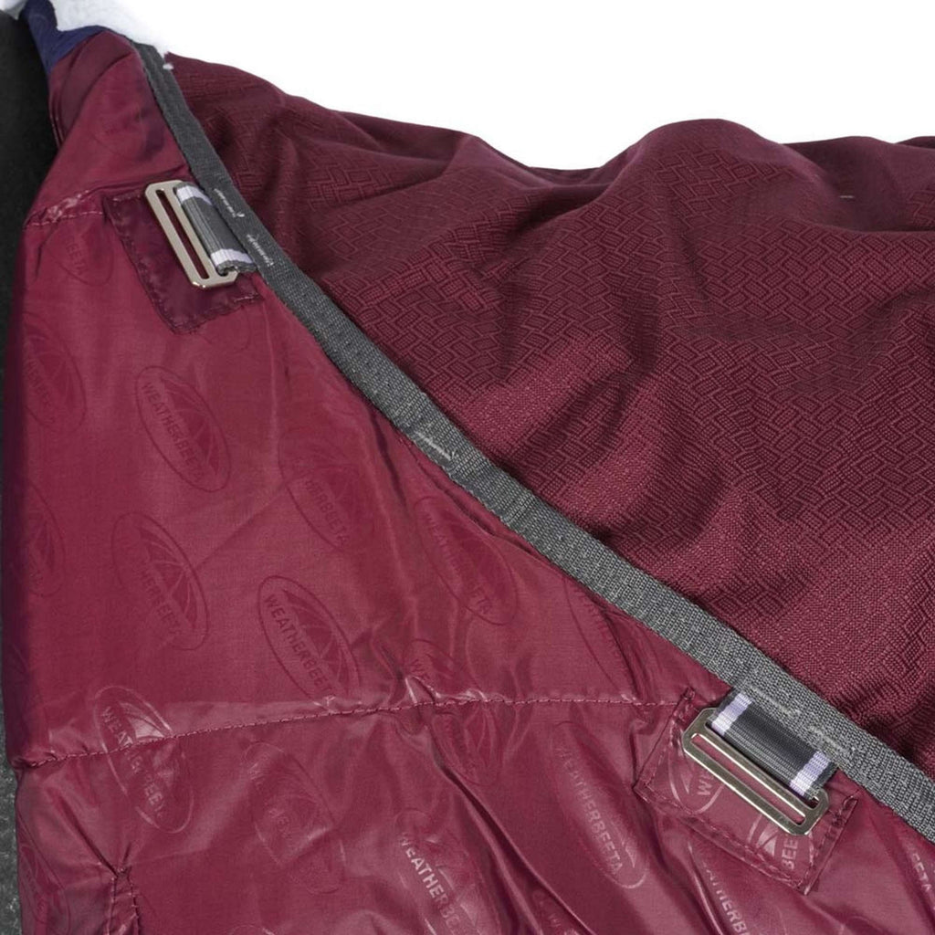 WeatherBeeta Winterdecke ComFiTec Plus Dynamic II Standard Neck Medium 220g Maroon/Grau/Weiß