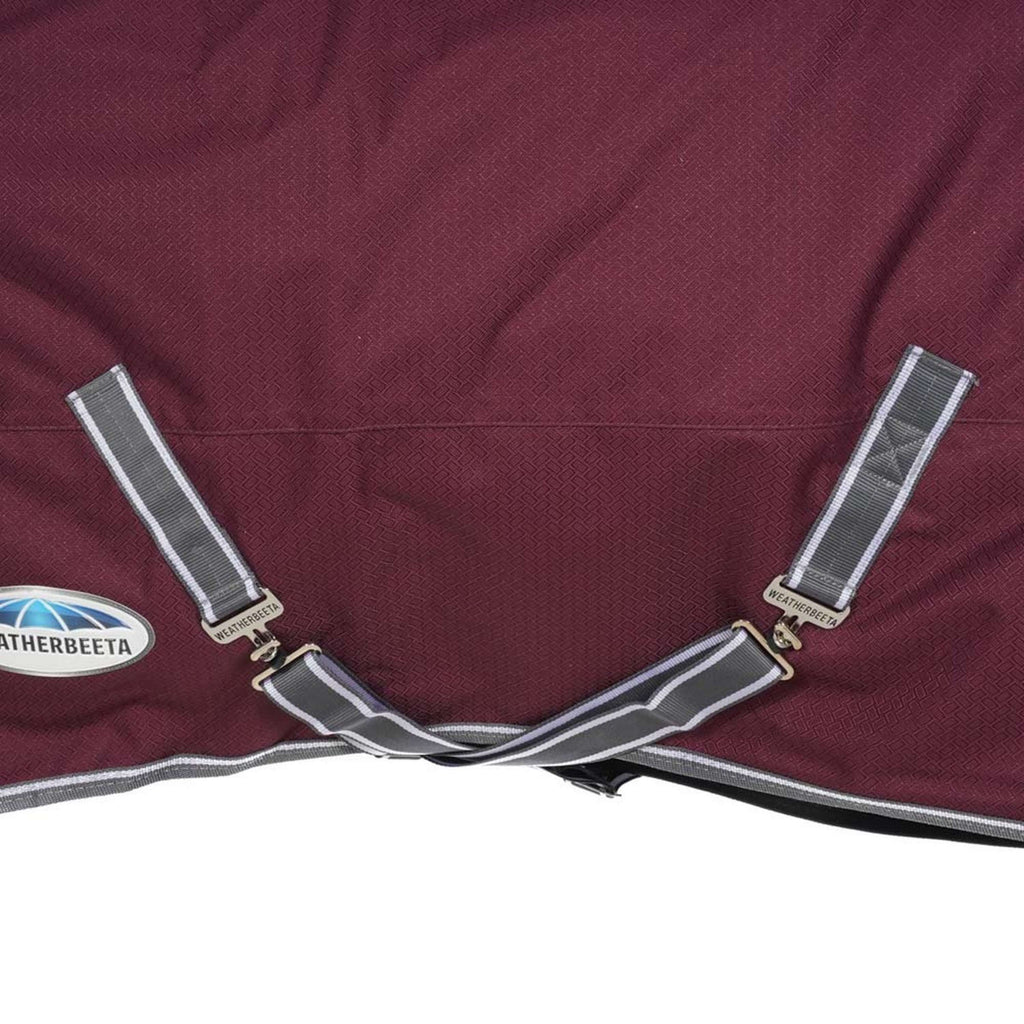 WeatherBeeta Winterdecke ComFiTec Plus Dynamic II Standard Neck Medium 220g Maroon/Grau/Weiß