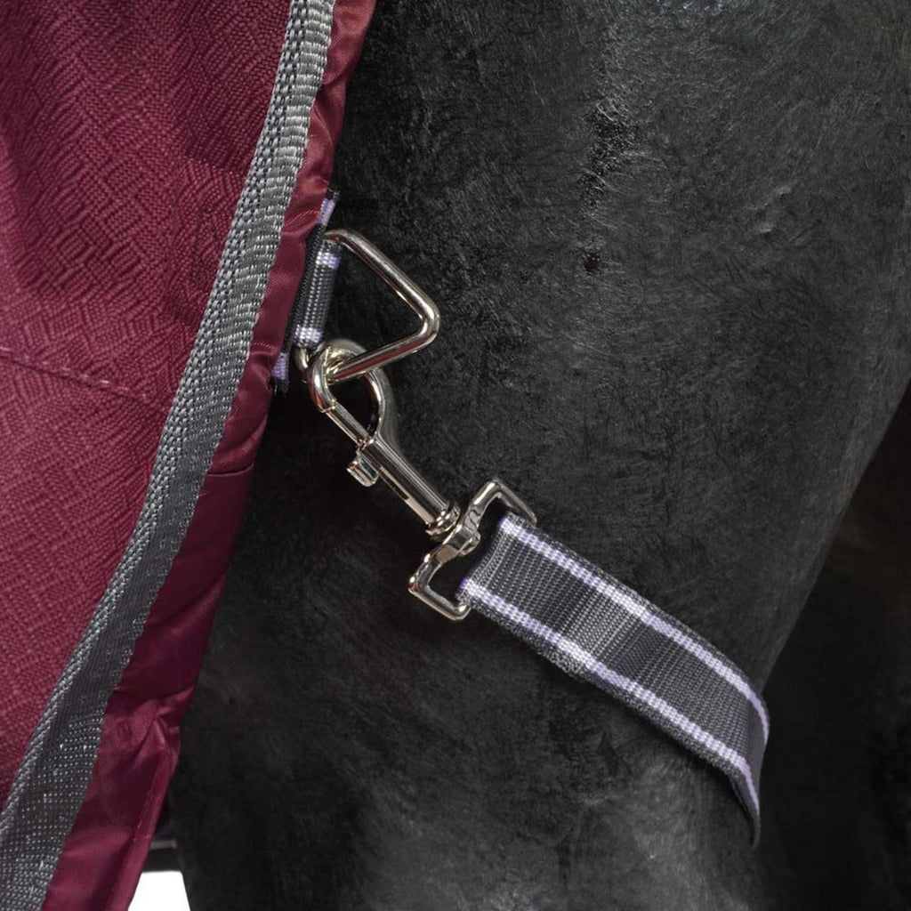 WeatherBeeta Winterdecke ComFiTec Plus Dynamic II Standard Neck Medium 220g Maroon/Grau/Weiß