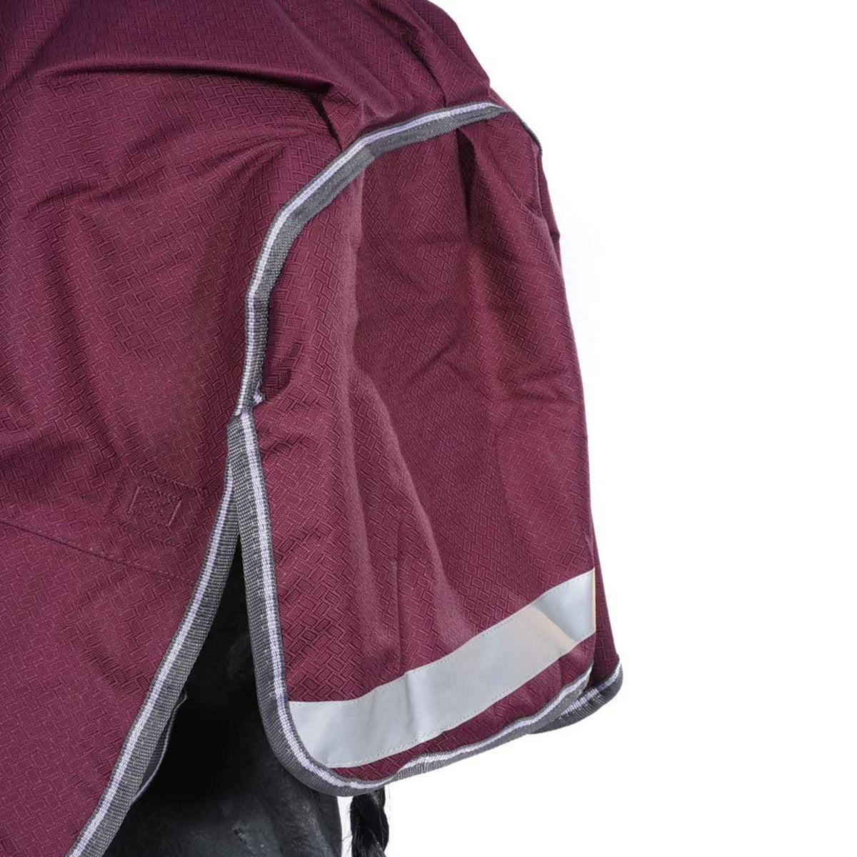 Weatherbeeta Winterdecke Comfitec Plus Dynamic II Standard Neck Medium/Lite Maroon/Grau/Weiß