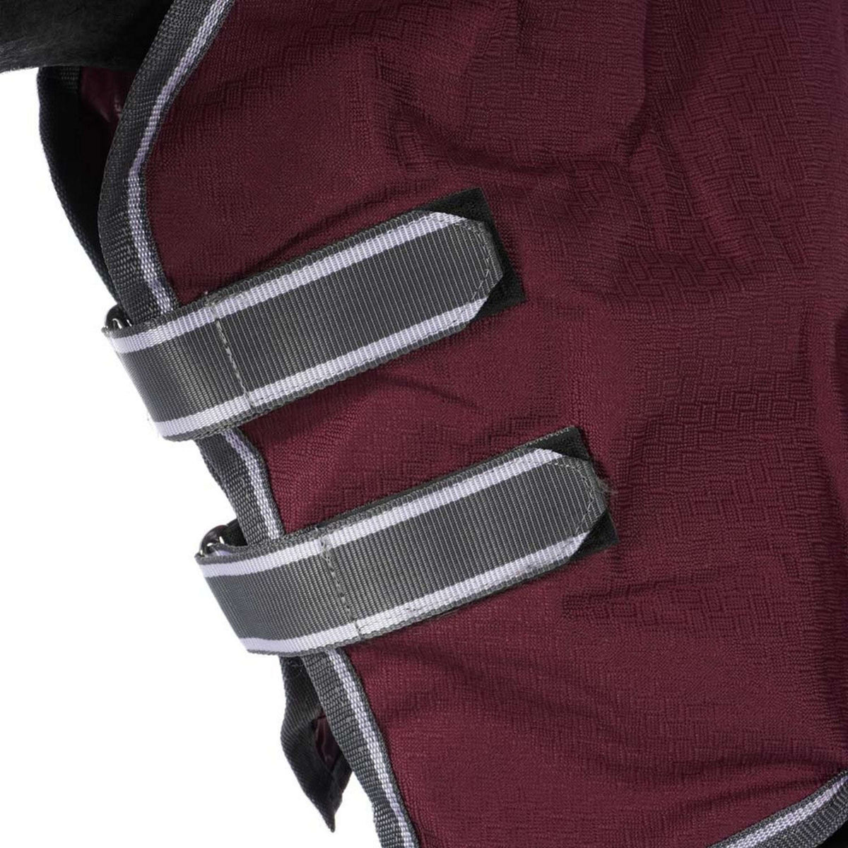 Weatherbeeta Regendecke Comfitec Plus Dynamic II Combo Neck Lite Maroon/Grau/Weiß