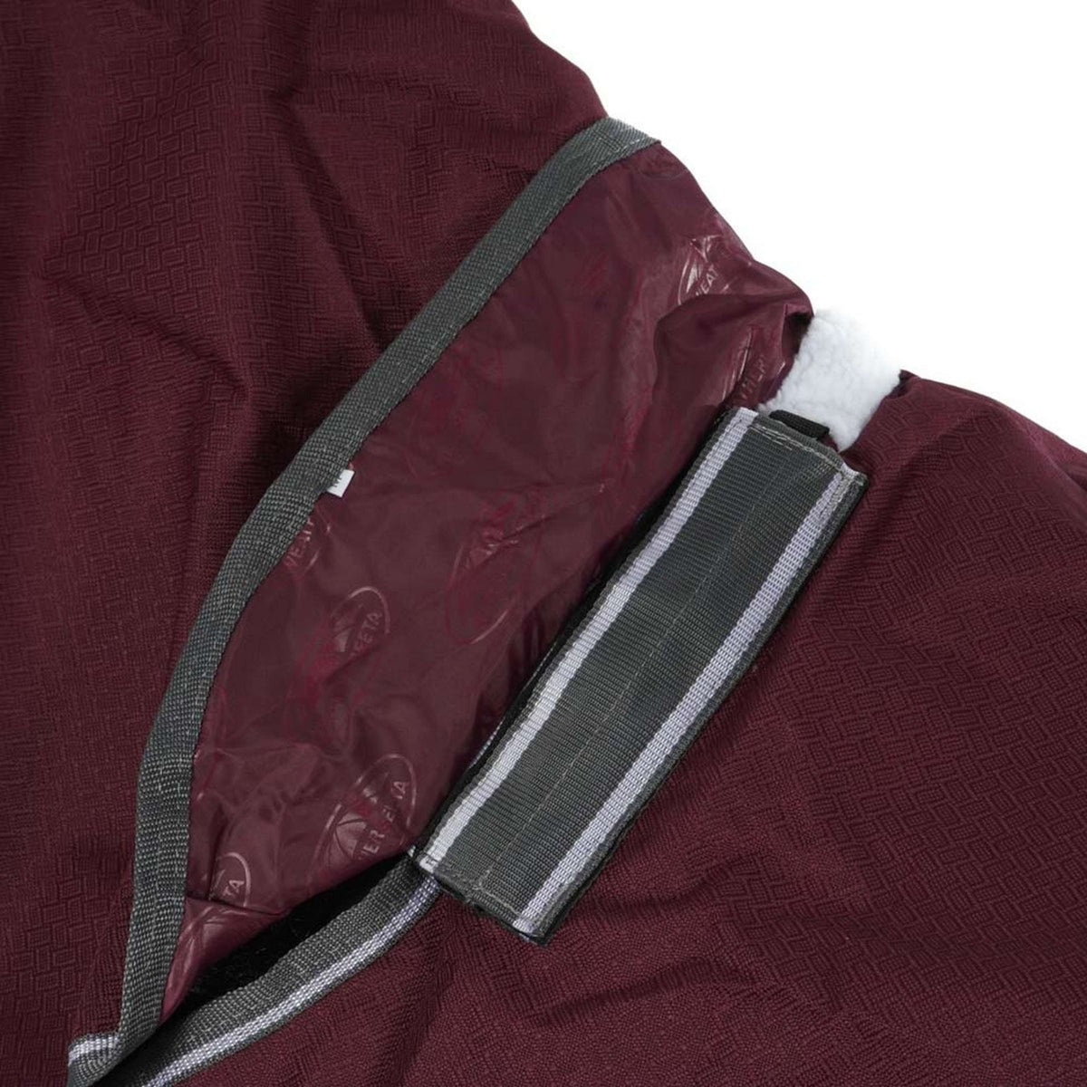 Weatherbeeta Regendecke Comfitec Plus Dynamic II Detach-A-Neck Lite Maroon/Grau/Weiß